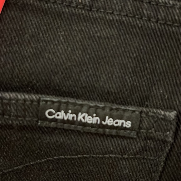 Calvin Klein Women High Rise Straight Leg Jean - Picture 3 of 3